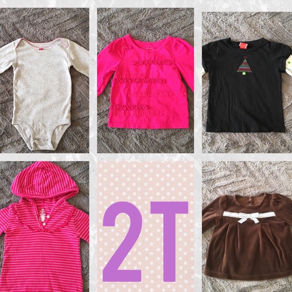Old Navy Other - Lot of Toddler Girl Long Sleeve Tops 2T / 24 mo